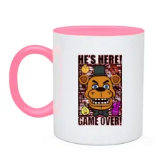 Чашка FNAF He`s Here - Game over